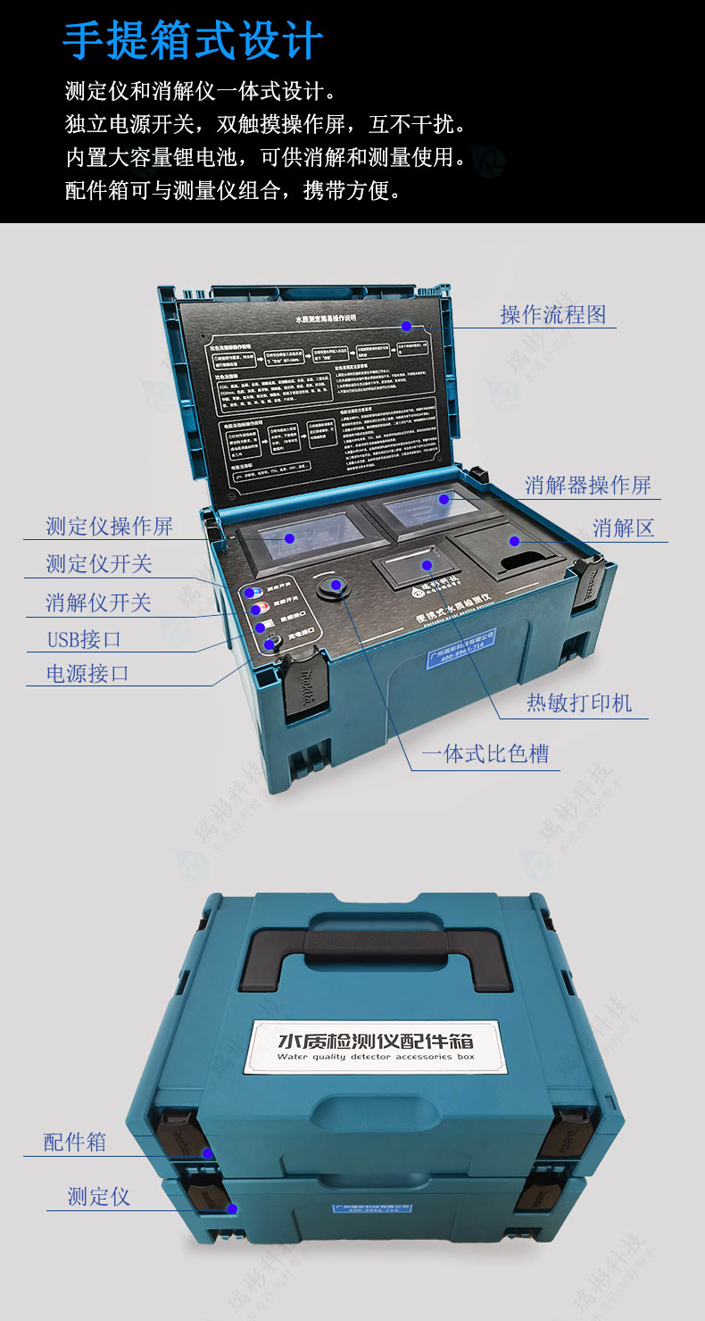 便攜式氨氮總磷總氮測(cè)定儀手提式設(shè)計(jì)結(jié)構(gòu)